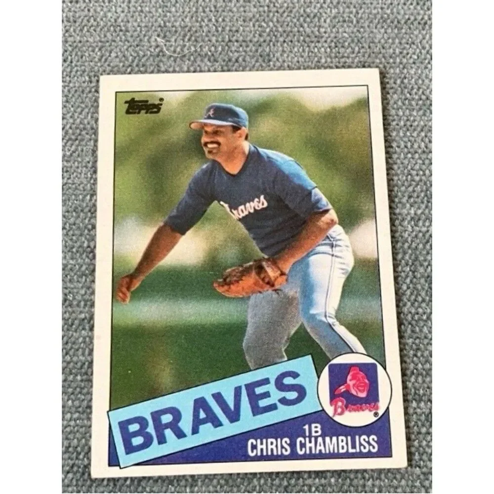1984 Topps Atlanta Braves Baseball Card Trading Card